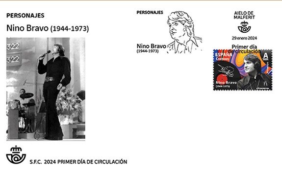 Sobre 6401S de la serie Personajes. 