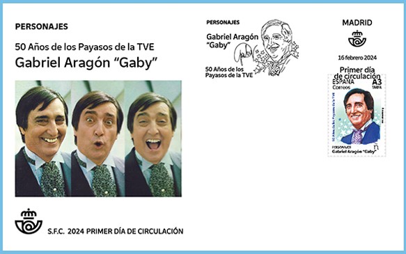 Sobre 6403S de la serie Personajes. 