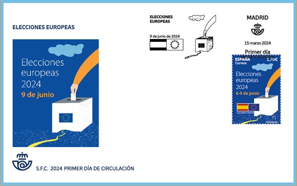 Sobre 6410S de la serie Elecciones Europeas. 
