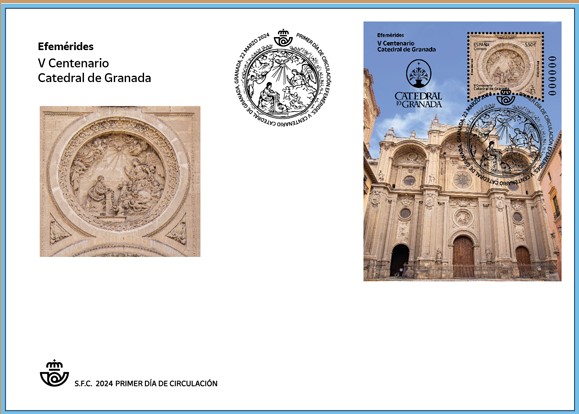 Sobre 6412S de la serie Efemérides. 