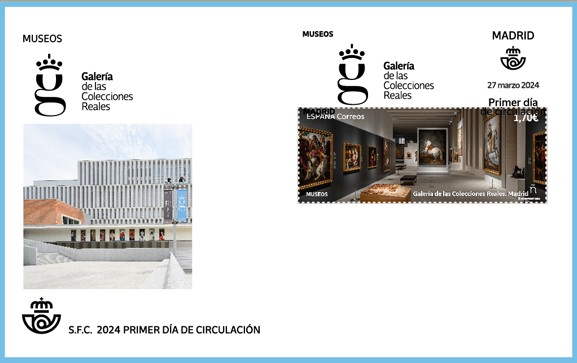 Sobre 6422S de la serie Museos. 