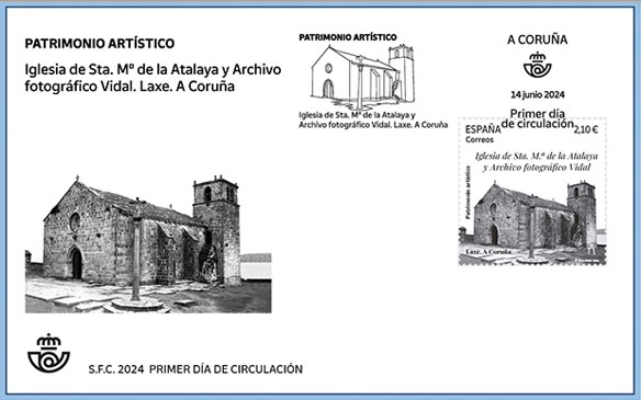 Sobre 6445S de la serie Patrimonio artístico. 