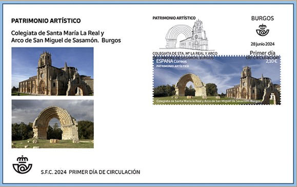 Sobre 6451S de la serie Patrimonio artístico. 