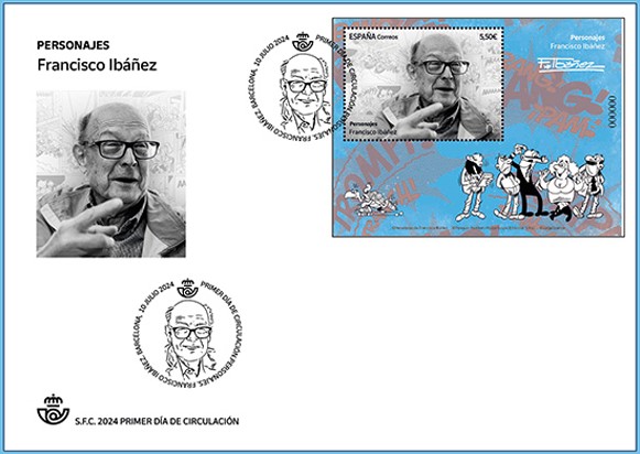 Sobre 6456S de la serie Personajes. 