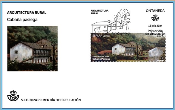 Sobre 6459S de la serie Arquitectura rural. 