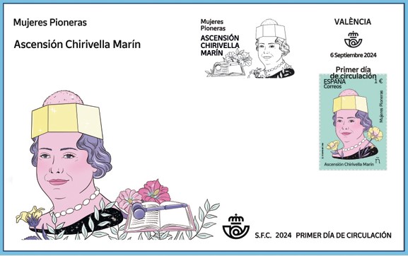 Sobre 6466S de la serie Mujeres pioneras.