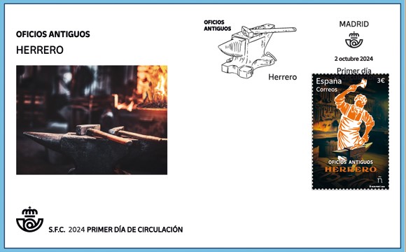 Sobre 6482S de la serie Oficios antiguos. 