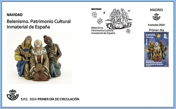 Sobre 6489S de la serie Navidad. 