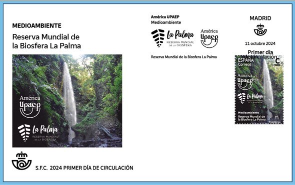 Sobre 6491S de la serie América UPAEP. 