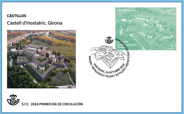 Sobre 6494S de la serie Castillos. 