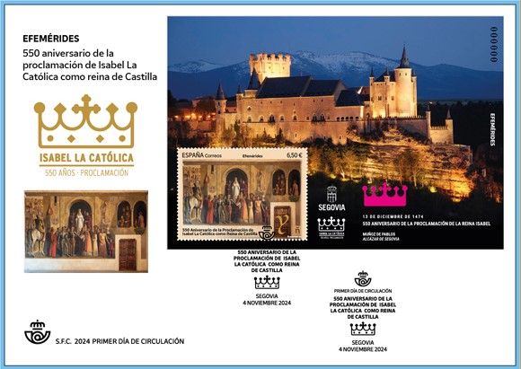 Sobre 6498S de la serie Efemérides.